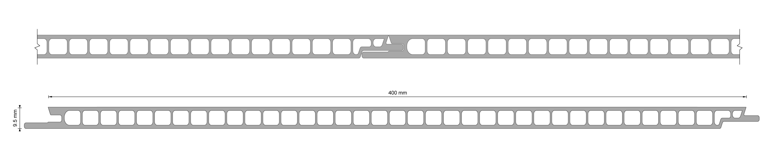 Palisade Seamless 400MM