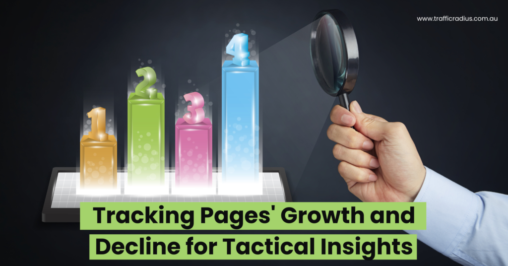 Tracking Pages' Growth and Decline for Tactical Insights