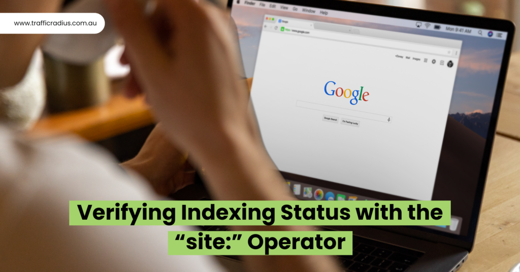 Verifying Indexing Status with the “site_” Operator