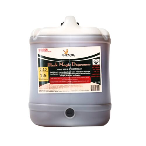 Black Magic Contains SODIUM HYDROXIDE 38gm/l-20L