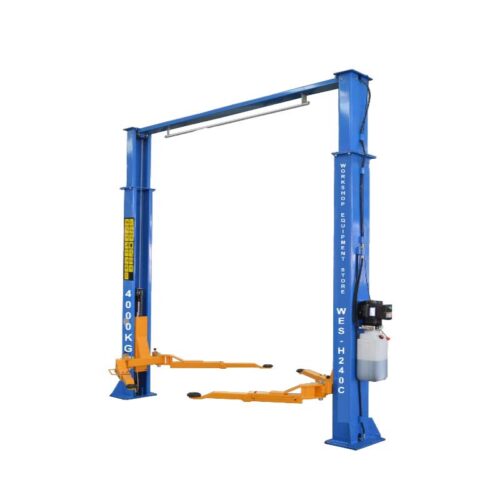 2-Post 4 Ton Clear Floor Hoist Model WES-H240C