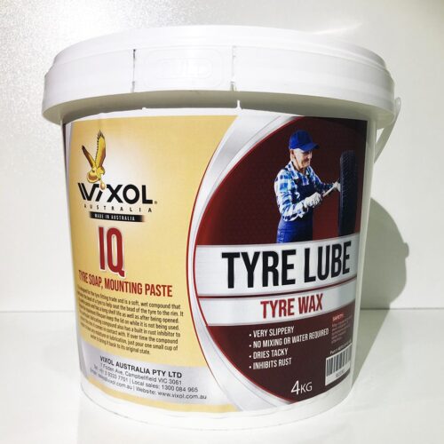 Vixol IQ Tyre Lube, Wax, Soap, Mounting Paste – 4.0KG White